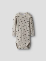 Name It Langarmbody »NBMWANG WOOL NEEDLE LS BODY NOOS«, aus reiner Merinowolle