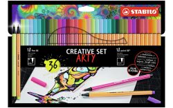 Stabilo Fasermaler Pen 68 Arty, 8868/36-1-20-6, (36 Stück assortiert)