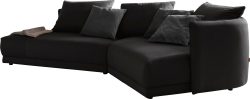 designwerk Ecksofa »New York«, mit moderner Rundung im Korpus