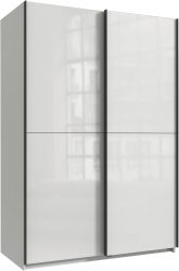 Wimex Kleiderschrank »Mugano, B/T/H 135 oder 180/65/198cm, Made in Germany«, (wähle Deine Ausstattung: Basic oder Premium!), 2 Schwebetüren mit oder ohne Spiegel, Metallgriffe