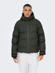 ONLY & SONS Steppjacke »ONSMATHIS PUFFER OTW«, mit Kapuze