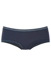 LASCANA Panty 3er-Pack, aus elastischer Baumwolle mit weicher Spitze