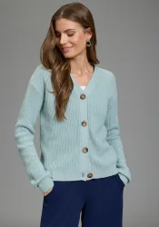 Laura Scott Strickjacke aus Grobstrick, perfekt für den Übergang