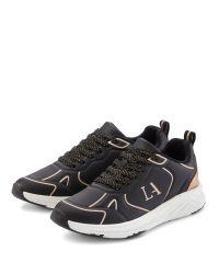 LASCANA Sneaker »Freizeitschuh, Schnürschuh«, mit Farbakzenten VEGAN