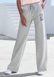 Bench. Loungewear Jogginghose extra weit, innen leicht angeraut, Loungewear