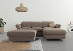sit&more Ecksofa, wahlweise mit Bettfunktion, Bettkasten und Kopf- und Armteilverstellung