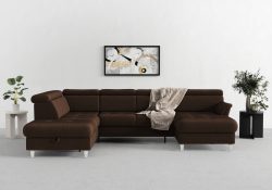 sit&more Wohnlandschaft, inklusive Kopfteilverstellung, wahlweise mit Bettfunktion und Bettkasten