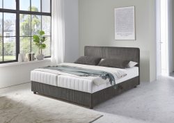 ATLANTIC home collection Bett »Corinna«, Boxbett inkl. Stauraum, Cord, erhältlich in unterschiedlichen Breiten