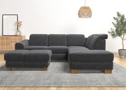 Home affaire Ecksofa »Dundee«, wahlweise mit Kopfteilverstellung und zusätzlich mit Bettfunktion