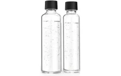 Sodapop - Wassersprudler-Flaschenset, 600 ml/850 ml, Transparent