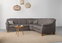 Home affaire Ecksofa »Caldera«, Federkern, wahlweise mit Kopfteilverstellung, Bettfunktion und Bettkasten, auch in Easy Care-Bezug für einfachts Reinigen mit Wasser