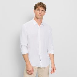 OLYMP Leinenhemd Kentkragen, casual