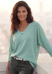 LASCANA 3/4-Arm-Shirt 
