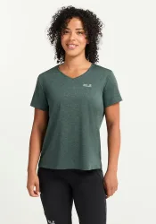 Jack Wolfskin Wildtrail Damen T-Shirt Grün, Damen, Größe: XXL