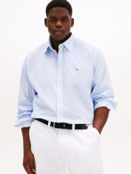 Tommy Hilfiger Big & Tall Langarmhemd »BT-FLEX POPLIN MICRO«, Grosse Grössen, Button-down-Kragen, Businesshemd, Regular Fit