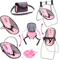 bayer Design Zubehör-Set rosa/grau 7720800
