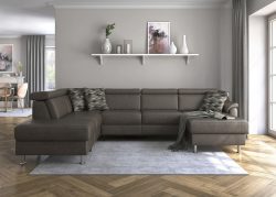 sit&more Wohnlandschaft »Freetown«, inklusive Kopfteilverstellung und komfortablem Federkern, wahlweise mit Bettfunktion und Stauraum