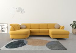 sit&more Wohnlandschaft, wahlweise mit Bettfunktion, Bettkasten und Kopf- und Armteilverstellung