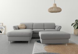 sit&more Ecksofa, wahlweise mit Bettfunktion, Bettkasten und Kopf- und Armteilverstellung