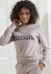 Bench. Sweatshirt, mit Logodruck und Stickerei