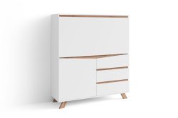 byLIVING Sekretär »Valentin«, (1 St.), platzsparende Arbeitslösung für den Wohnraum mit viel Stauraum