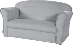 roba Samt-Kindersofa mit Armlehne