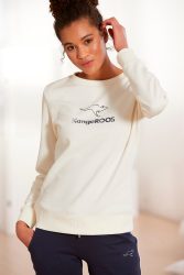 KangaROOS Sweatshirt, mit Kontrastfarbenem Logodruck