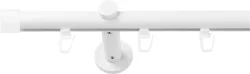 SN DECO GROUP Gardinenstange Ø 19 mm 1 läufig-läufig Fixmass;kürzbar