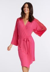 LASCANA Kimono, mit schönen Spitzendetails