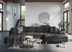 sit&more Wohnlandschaft, mit Mega-Recamiere, wahlweise mit Bettfunktion und Bettkasten