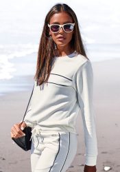 H.I.S Sweatshirt, mit Piping auf der Brust