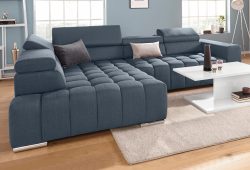 exxpo - sofa fashion Ecksofa, mit Kopf- bzw. Rückenverstellung, wahlweise mit Bettfunktion