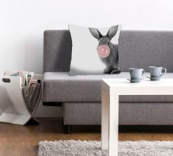 queence Dekokissen »Bunny Gum«, (1 St.), mit einem Hasen mit Kaugummi