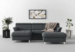 sit&more Ecksofa, inklusive Kopfteilverstellung, wahlweise mit Bettfunktion und Bettkasten