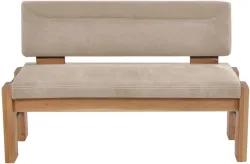 K+W Komfort & Wohnen Polsterbank gepolsterte Stauraumbank, Massivholz, in 2 Breiten 161cm oder 181cm