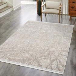Carpet City Teppich »CLASICO 9150«, rechteckig, Kurzflor, Fransen, Meliert, Boho-Stil, Wohnzimmer