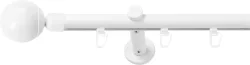 SN DECO GROUP Gardinenstange Ø 19 mm 1 läufig-läufig Fixmass;kürzbar