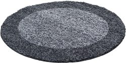 Ayyildiz Teppiche Hochflor-Teppich »Life Shaggy 1503«, rund, Wohnzimmer