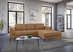 sit&more Ecksofa »Bendigo V«, inklusive Sitztiefenverstellung, Bodenfreiheit 15 cm, wahlweise in 2 unterschiedlichen Fussfarben