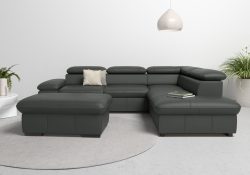 Home affaire Ecksofa »Alberto«, mit Ottomane, inkl. Kopfteilverstellung, wahlweise mit Bettfunktion
