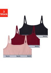 Bench. Bustier, (Packung, 3 tlg.), mit verstellbaren Trägern