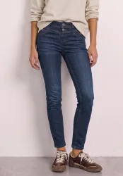 STREET ONE Slim-fit-Jeans 5-Pocket-Style, mit Elasthan