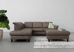 sit&more Ecksofa, wahlweise mit Kopfteilverstellung, Bettfunktion und Stauraum