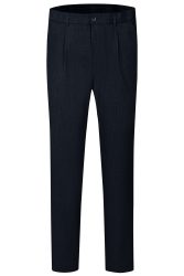 bugatti Bundfaltenhose mit Stretchfunktion