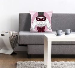 queence Dekokissen »Bunny Holmes«, (1 St.), mit einem Detektiv Hasen