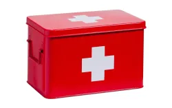Medizinbox Metall rot 32cm