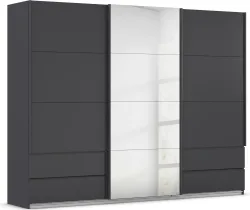Schwebetürenschrank Elara In Grau 271/210/62 cm Grau 