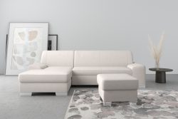 DOMO collection Ecksofa »Anzio«, wahlweise mit Bettfunktion und Federkern