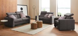 sit&more 2,5-Sitzer »Bologna«, inklusive Kopfteilverstellung und Federkern
