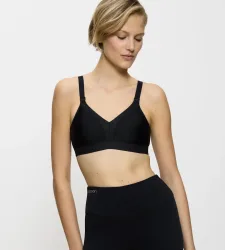 Triumph - Sport-BH ohne Bügel, für Damen, Black, Größe 75E